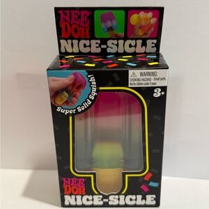 NeeDoh Nice-Sicle- Blue, yellow, pink